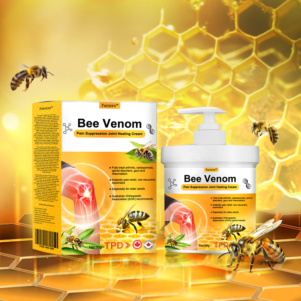 🇨🇦⭐️Furzero™ Bee-Venom Pain Suppression Joint Healing Cream (👩🏼‍⚕️COA Recommended)