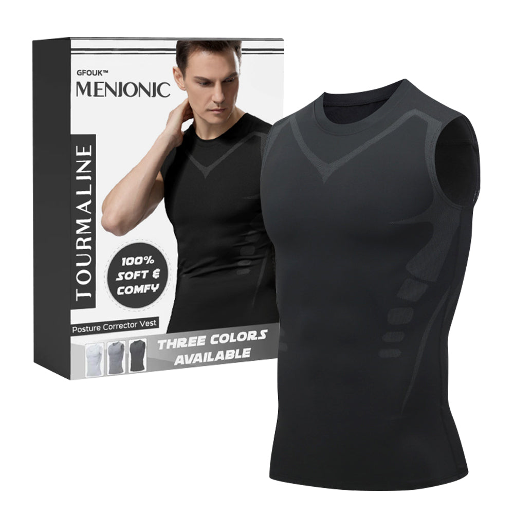 GFOUK™ MENIONIC-Tourmaline PostureCorrector Vest