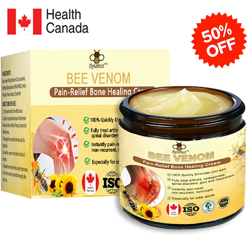 🇨🇦Official Store: flysmus™ Bee-Venom Pain-Relief Bone Healing Cream👨‍⚕️Healthy Canada Approved